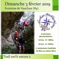 Trail de fontaine de vaucluse