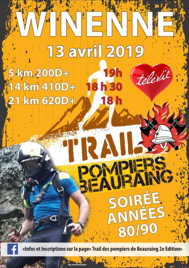 Trail des Pompiers de Beauraing Trail des Pompiers de Beauraing