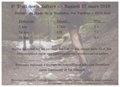 Trail des Zafters