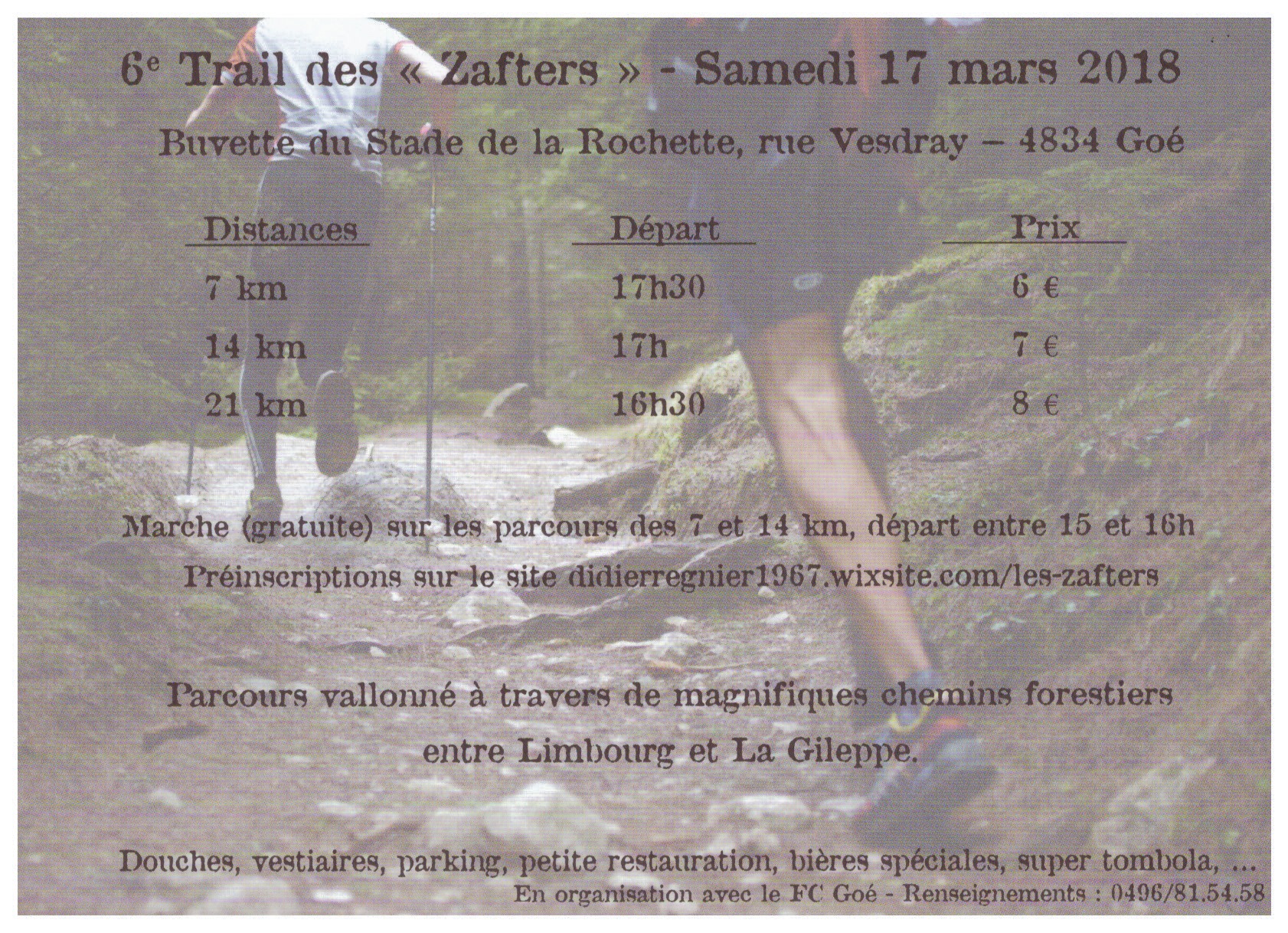 Trail des Zafters Trail des Zafters