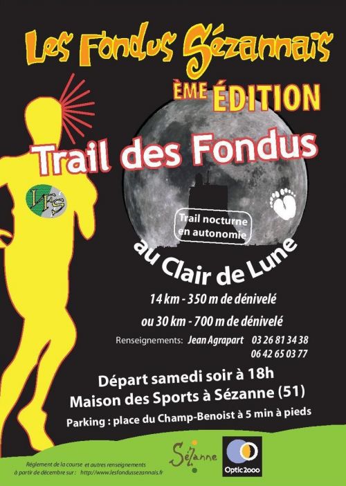 Trail des fondus au clair de lune Trail des fondus au clair de lune