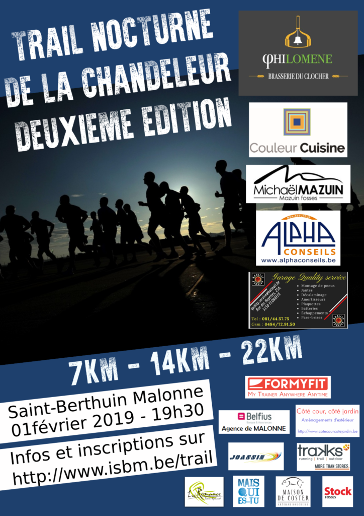 Trail nocturne de la chandeleur – Malonne Trail nocturne de la chandeleur – Malonne