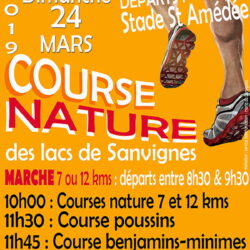 Course nature des lacs de sanvignes