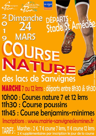 Course nature des lacs de sanvignes