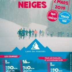 Trail blanc de lans en vercors