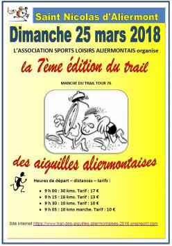 Trail des aiguilles aliermontaises