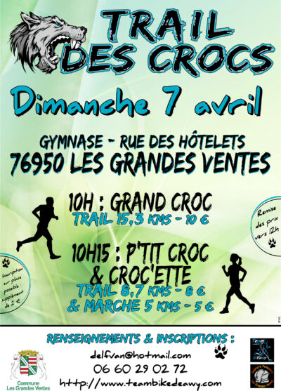 Trail des crocs les grandes ventes