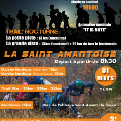 Trail La Saint Amantoise