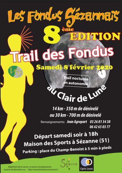 Trail des Fondus au Clair de Lune Trail des Fondus au Clair de Lune