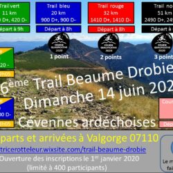 Trail Beaume Drobie