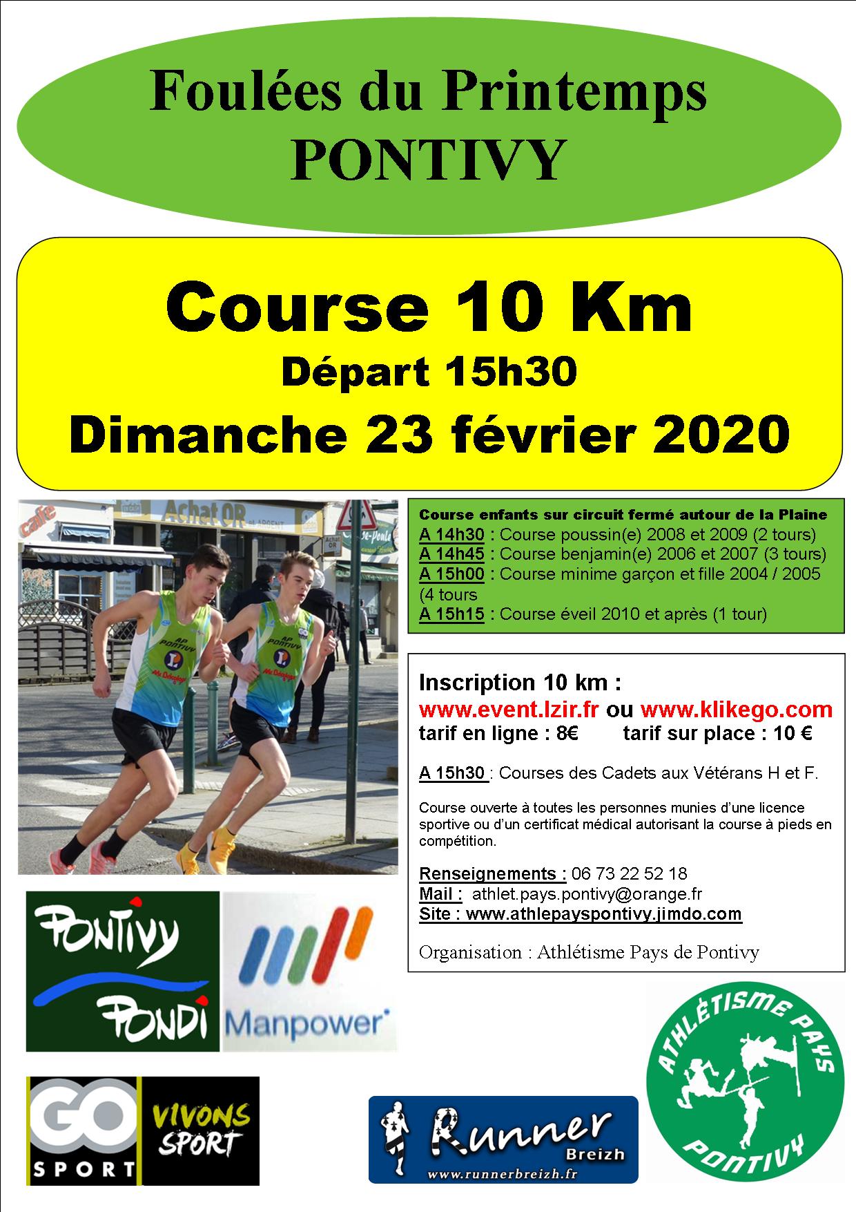 Foulées du Printemps – Pontivy Foulées du Printemps - Pontivy