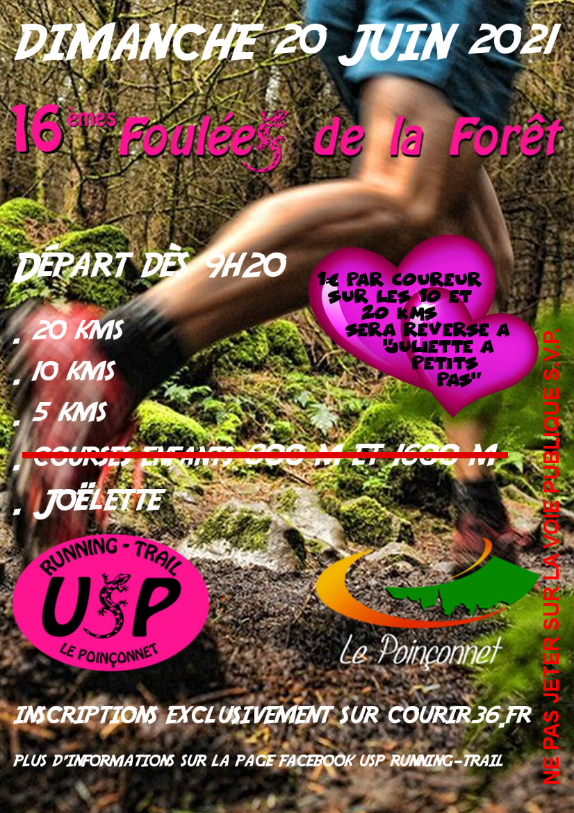 Les foulées de la forêt – Le Poinconnet Les foulées de la forêt - Le Poinconnet