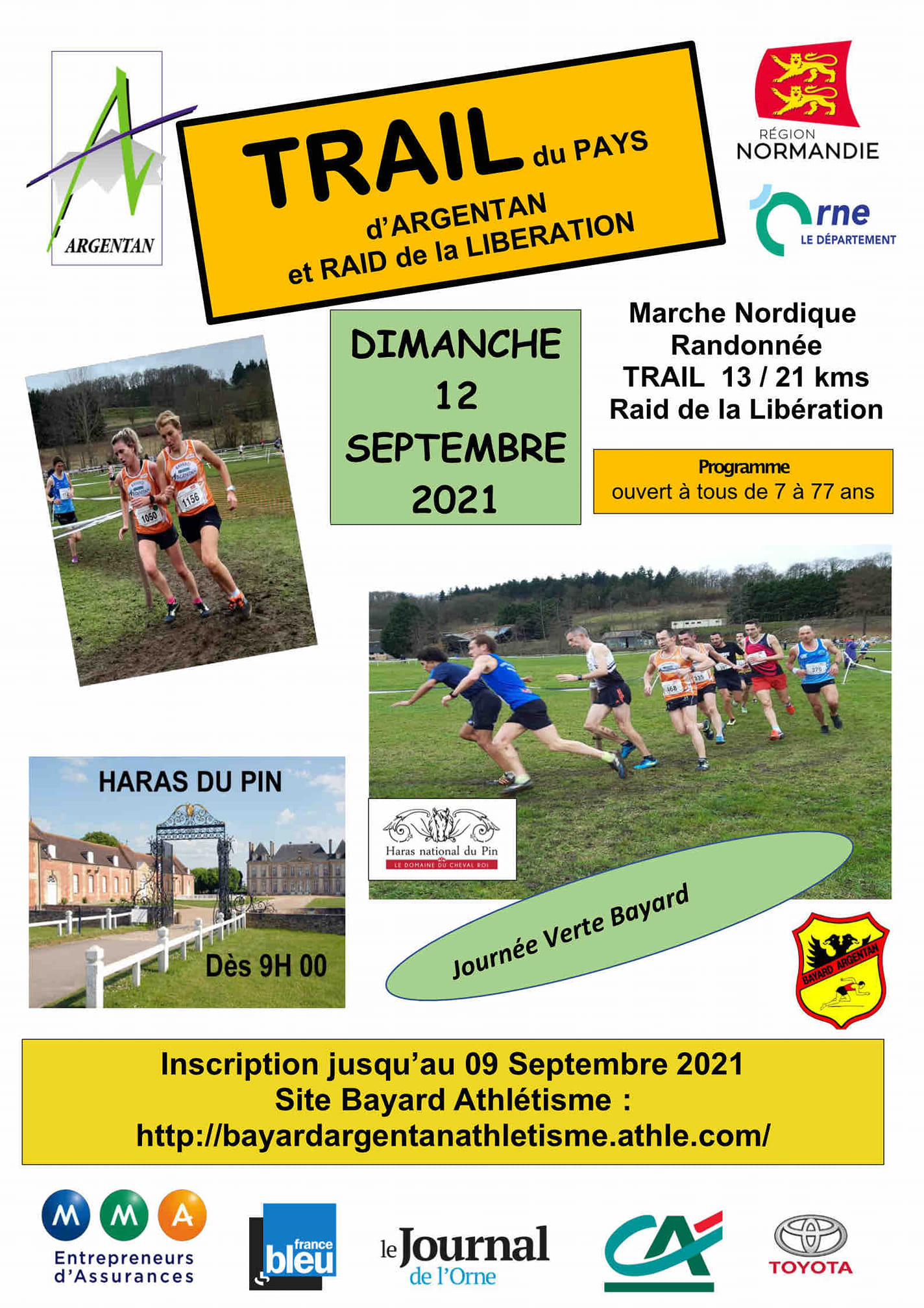 Trail du pays d’argentan et Raid de la Libertation Trail du pays d'argentan et Raid de la Libertation