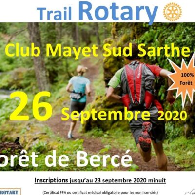 Trail rotary Mayet sud sarthe