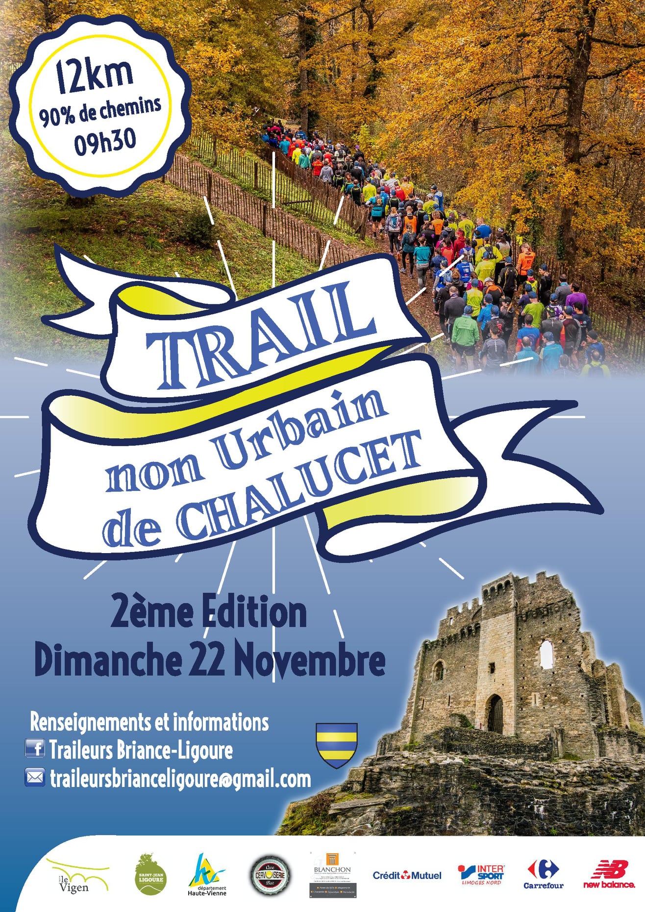 Trail non urbain de Chalucet Trail non urbain de Chalucet