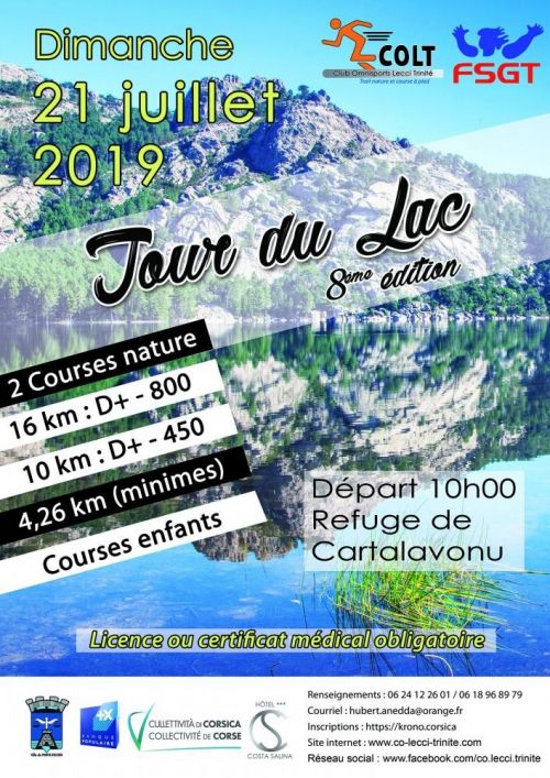 Tour du lac de l'ospedale