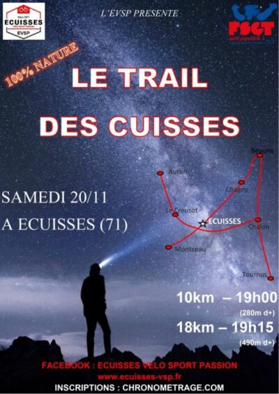 Trail nocturne des cuisses