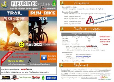 Trail et Run and bike de Fleurines