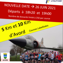 5 et 10 km d'Avord