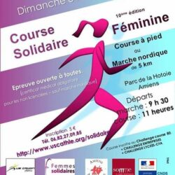 Course solidaire féminine d'Amiens