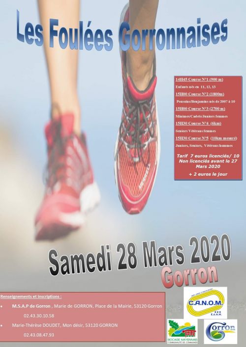 Foulees Gorronnaises Foulees Gorronnaises