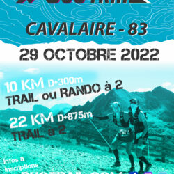 Duo trail cavalaire sur mer