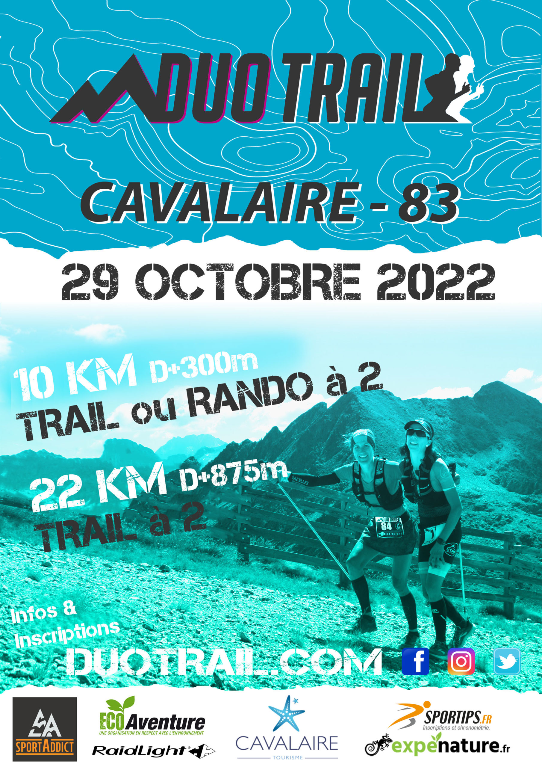 Duo trail cavalaire sur mer Duo trail cavalaire sur mer