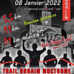 Trail urbain nocturne de la cité de l'Ecrit