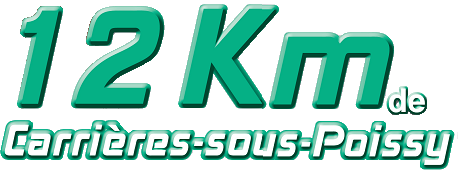 6 et 12 km de Carrières-sous-Poissy