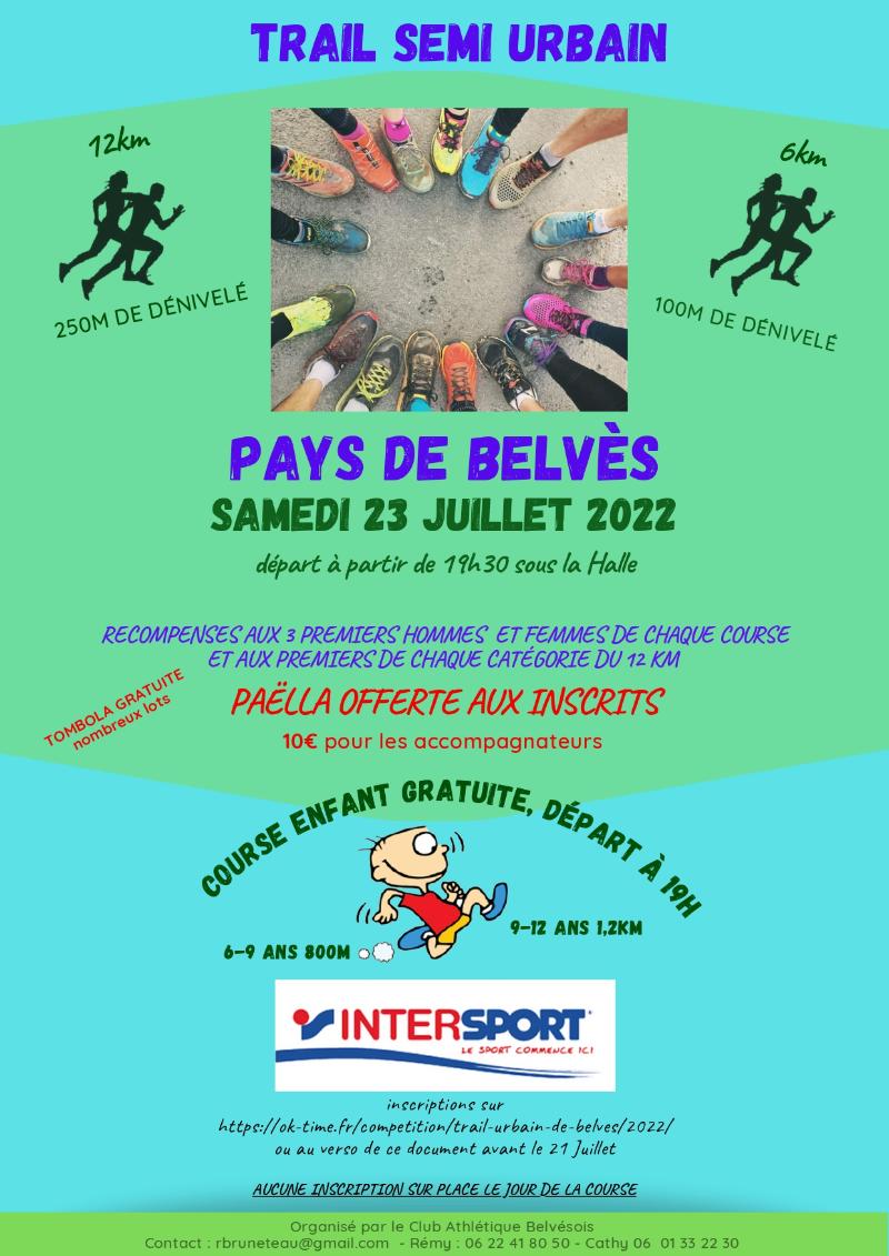 Trail semi urbain de belvès Trail semi urbain de belvès