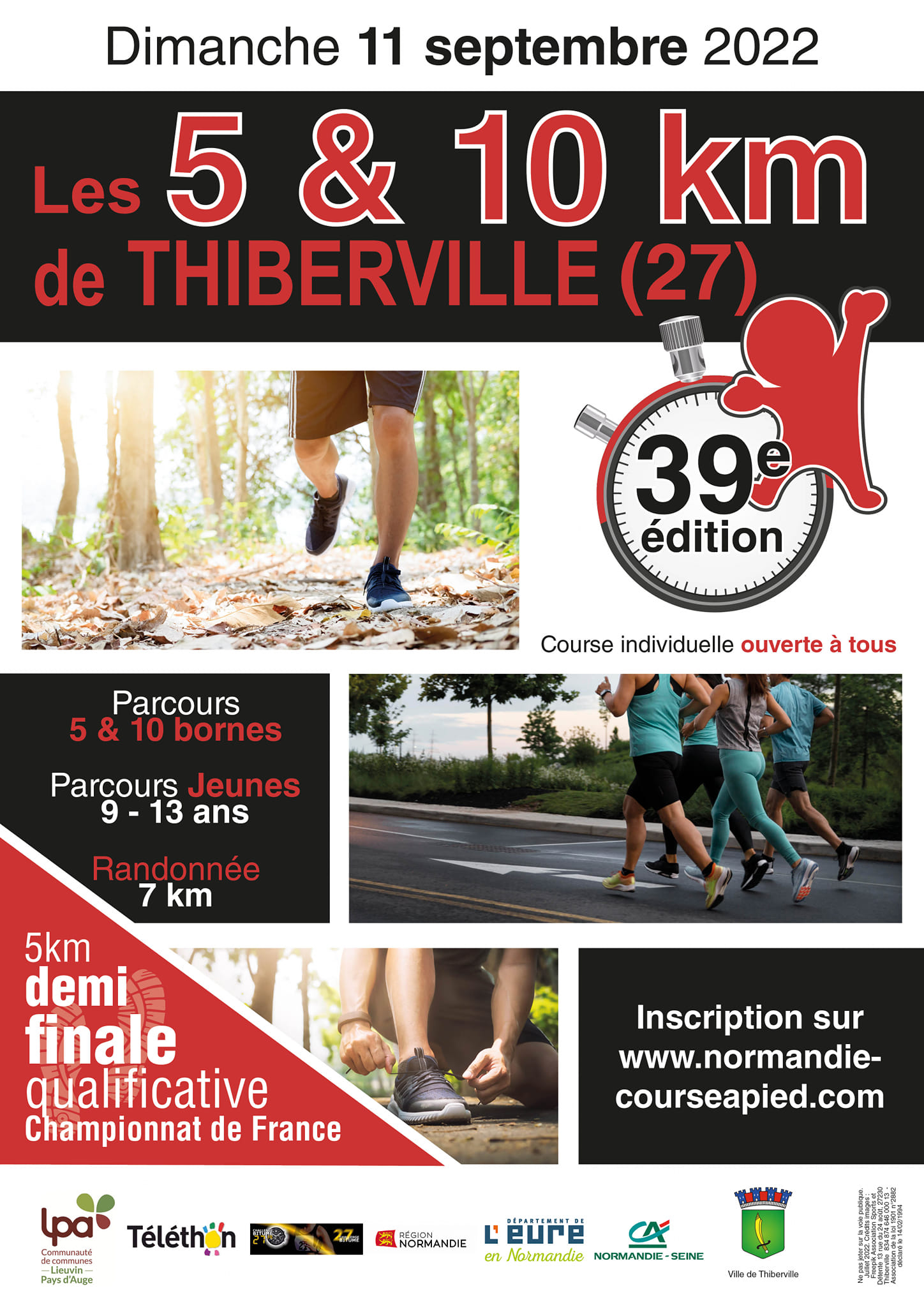 Les 10 km de Thiberville Les 10 km de Thiberville