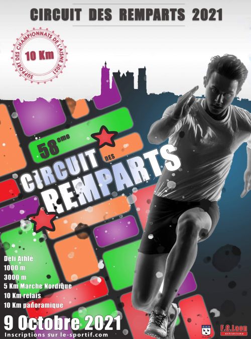 Circuit des remparts – 10km panoramique de laon 2023 – Infos, Inscriptions, Résultats, Trace