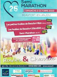 Semi marathon Beaufort en Anjou