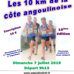 10 kilometres de la cote Angoulinoise