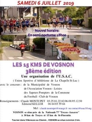 Les 15 km de Vosnon