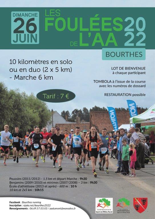 Foulées de l’aa – Bourthes Foulées de l'aa - Bourthes