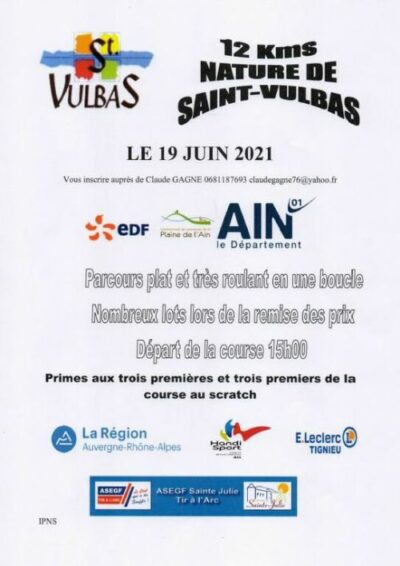 Course nature de Saint Vulbas