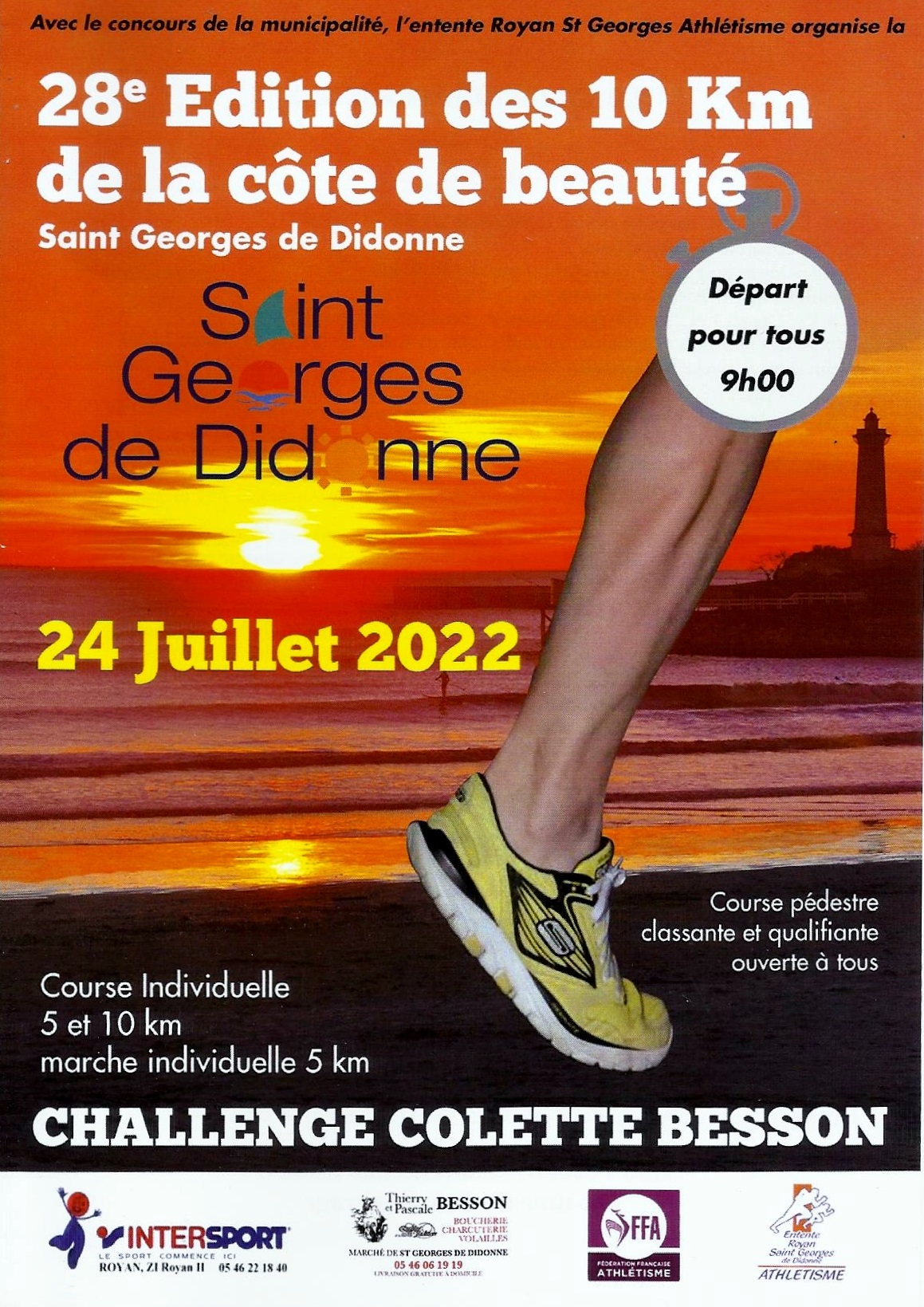 10 km de la côte de Beauté 10 km de la côte de Beauté