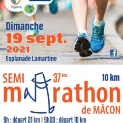 semi-marathon de Mâcon - 10 km de la voie bleue