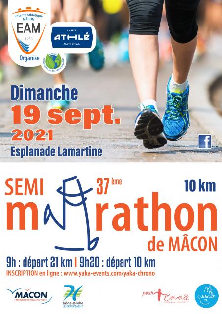 semi-marathon de Mâcon – 10 km de la voie bleue semi-marathon de Mâcon - 10 km de la voie bleue