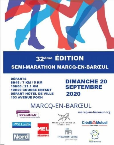 Semi marathon de Marcq en Baroeul