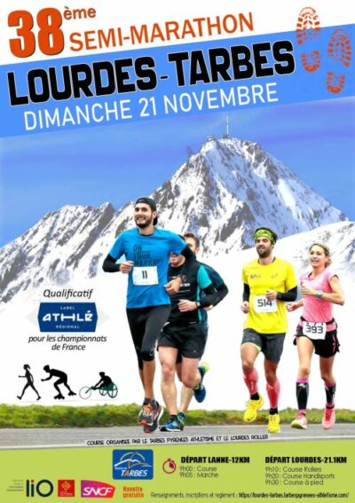 Semi marathon Lourdes - Tarbes