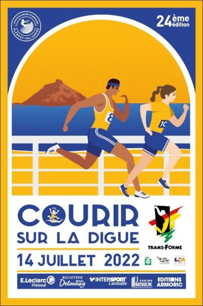 Courir sur la digue – Pleneuf val andre