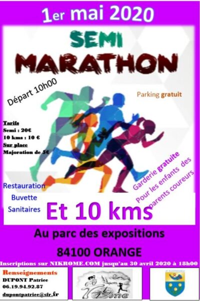 Semi marathon d'Orange
