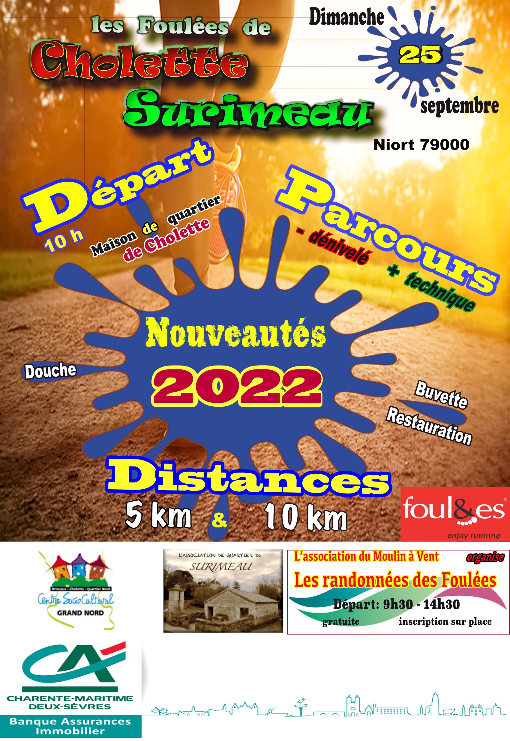 Foulées de Cholette et Surimeau Foulées de Cholette et Surimeau