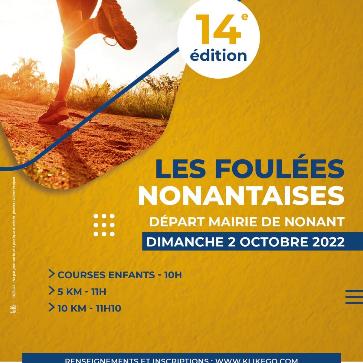 Foulées de Nonant 2023 – Infos, Inscriptions, Résultats, Trace