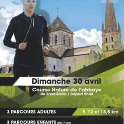 Course nature autour de l 'Abbaye de St Savin