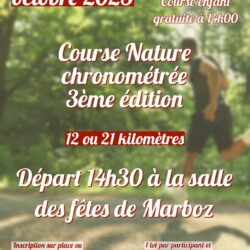 course nature Marboz