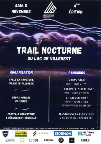 Trail du lac de villerest