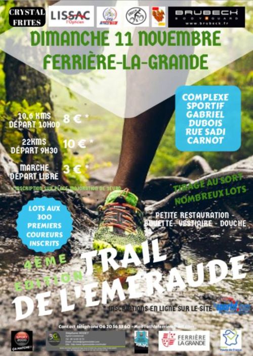 Trail de l'Emeraude - Ferrières la Grande